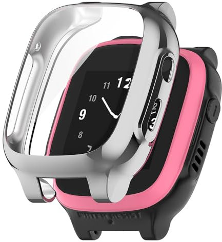 Hülle für Xplora X5 Play Schutzfolie Schutzhülle, Silicone TPU Displayschutz Case Cover, Anti-Kratz Anti-Staub Schutz Gehäuse für Xplora X5 Play (Silver)