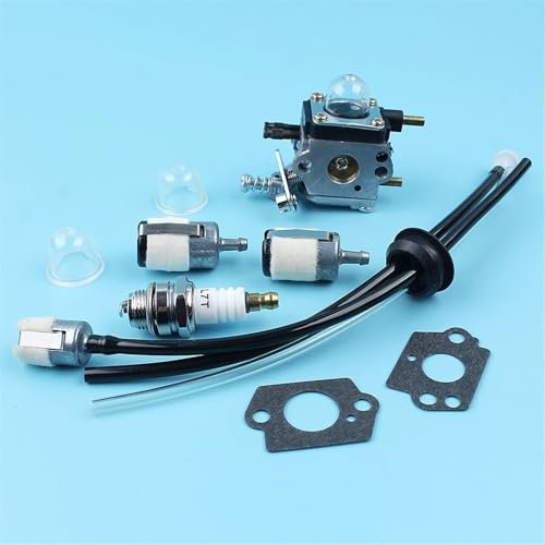 LAVAS Kit d'ampoule d'amorçage de filtre de conduite de carburant de carburateur for motoculteurs Zama C1U-K54A Mantis 7222 Echo 12520013123 2 temps