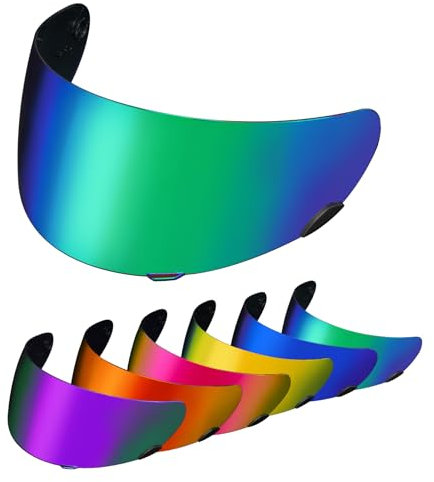 psler Qualifier Visor - Qualifier Helmet Visor Motorcycle Face Protection Accessories Replacement for Bell Qualifier/Star/Vortex/RS-1/Revolver, Dark Green