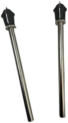 HuadaXtai Lot de 2 pieds de support pour batterie Tom Feetdrum Set Support robuste Pièces de rechange Accessoires de batterie Pieds de batterie Pieds de grosse