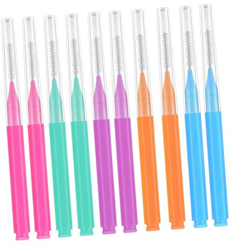 Gatuida 50stücke Zahnspangenreiniger Mit Interdentalbürste Zahnstocher Für Mundreinigungsbürsten Für Laminierung Ergonomisch Geformt Für Mühelose Reinigung Für Mundpflege Unterwegs Kompakt