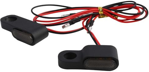 Yenvory Clignotant Moto LED Homologué – Mini Clignotant E-Mark 12V IP67 Étanche – Pour Moto, Moped, E-Scooter, Cafe Racer – Lot de 2