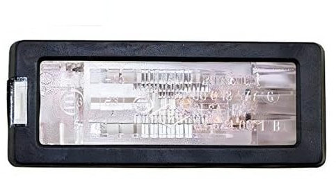 PROPOSTEONLINE Kennzeichenbeleuchtung für Dacia Duster ab 2010 bis 2013 links/rechts 8200013577