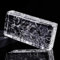Brique de verre 7,8 * 3,9 * 1,9 pouces, brique de verre solide transparente, cloison décorative, utilisée pour la séparation de pièce, la décoration de bâtiment, le bar, l'hôtel(A)