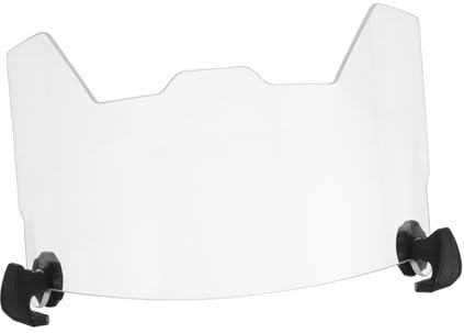 Yardwe Abnehmbarer Fußballhelm Visier mit Klappbarem Linsenersatz Klarer Kunststoff Eyeshield Sonnenschutz für American Football und Outdoor Sportarten