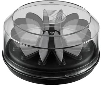 D'Addario Guitar Pick Holder 360, Case for Up to 12 Picks, Clear Lid, Gift for Musicians