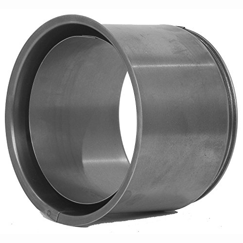 Ofenrohr Wandfutter Ø 120 mm unlackiert Doppelwandfutter