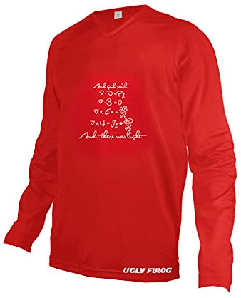 UGLY FROG DSJF02 MTB Jersey Mountain Bike Downhill Bicycle Jersey/Shirt Herren Long Sleeve Langarm Radtrikot Fahrradtrikot Radshirt Fahrradshirts