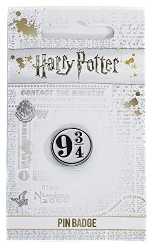 Harry Potter Gleis 9 3/4 Unisex Pin silberfarben Zinklegierung Fan-Merch, Filme