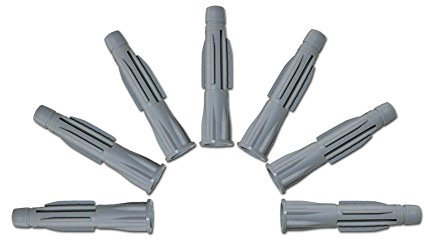 Dübel Dübel 6mm, 100 Stück, mit Kragen