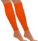 Neon Leg Warmers Dance Party 80s - Retro Fancy Dress Accessory (Orange)