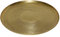 LaLe Living orientalisches Tablett - Tepsi - rund aus Eisen in Gold, Ø37cm zur Verwendung als Serviertablett oder Dekotablett für Kerzen, Vasen oder Adventskranz