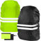 flintronic 2 Stück Rucksack wasserdichte Regenschutz, Regenhülle, M (25L-40L) Windabweisend Rucksackschutz mit Reflexstreifen für Bei Schlechtem Licht und Dunkelheit