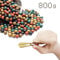 Slingshot Ammo Catapult Balls Made by Hard Clay, 10mm 0.8kg Biodegradable Mud Pellets, for Professional Hunting Sling Shot Shooting Target Practice (A,800 pcs/2*pack)