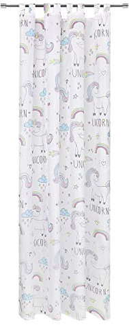 Happy Home Gardine Einhorn B/H: 140/245 cm transparenter Vorhang