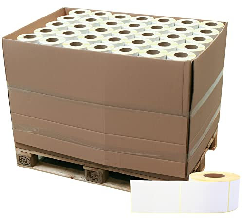 Labelident Zebra kompatible Versandetiketten Z-Perform 1000D - 100 x 150 mm - 300.000 Thermo Etiketten Eco auf 300 Rolle(n), DHL, DPD, Fedex, GLS, Hermes, UPS, 3 Zoll (76,2 mm)