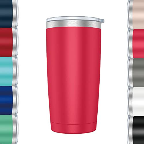 Mi Ko Mi Ka Taza Termo Café y Te para Llevar en Mano o en Coche - Taza Térmica de Acero Inoxidable Asa Tapa (600ml, Fucsia)