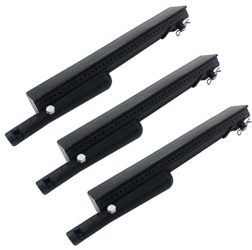 GRILLJOB Grillbrenner aus Gusseisen, 34,5 cm, Ersatzteile für Charbroil, Centro, Front Avenue, Costco Kirkland, Thermos-Gasgrills, 3 Stück