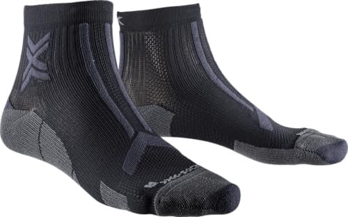 X-Socks Run Discover Ankle Trailrun Laufsocke Schwarz Mann Grösse 42-44