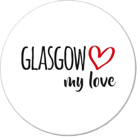 Huuraa Magnet Glasgow My Love Geschenk 59mm Kühlschrankmagnet Flaschenöffner Glasgow Geschenkidee