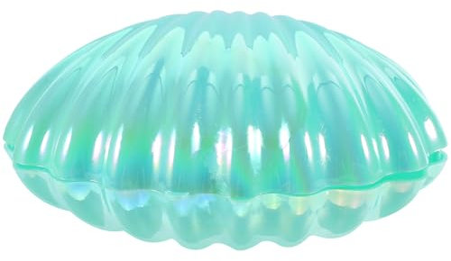 jojofuny Schmuckschale Muschel Deko Schale Geschenkbox Bonbon Süßigkeiten Schachtel Schmuckbox Kosmetik Organizer Schmuck Aufbewahrungsschale Schmuckschachtel Schminktisch Tablett