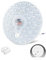 DoRight 24W Módulo de Anillo LED, con Soporte Magnético Blanco Frío 6000K, Juego de Conversión para Lámparas de Techo y Lámparas de Pared, Repuesto de Lámpara Fluorescente Circular