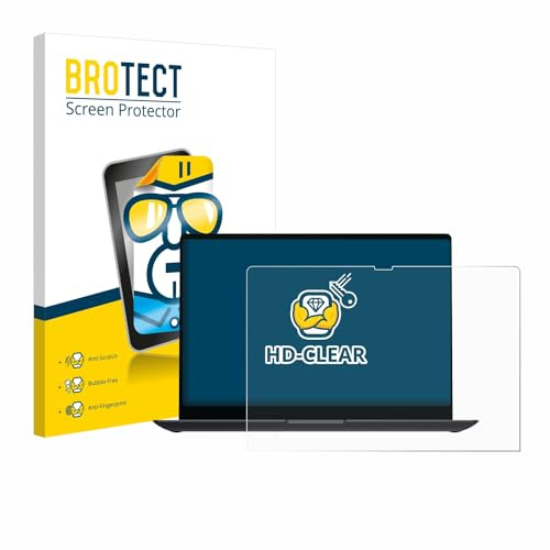 BROTECT Schutzfolie für Samsung Galaxy Book4 Ultra 16 | Transparenter Displayschutz Made in Germany Klare Displayschutz-Folie Clear Einfache Montage Case-Friendly Displayfolie
