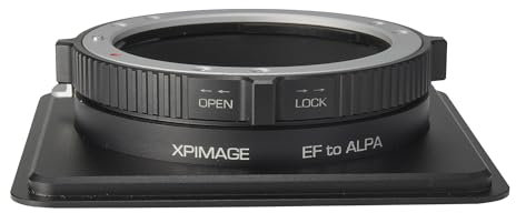 XPIMAGE Piastra adattatore per attacco obiettivo per obiettivo Canon EF su fotocamera ALPA 12