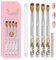 FunnAura 4PCS Acrylic Nail Brushes Set, Nails Art Brush for Nail Extension & Carving Size (19/23/24/25mm)