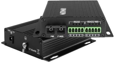 mtxneo Ein Paar RS232 RS485 RS422 zu Fiber Optic Converter Single Mode Dual Fiber SC 20KM 1310nm Optical Modem Serial Device Server