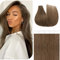 Benehair Tape in Extensions Echthaar, Invisible Tape Extensions Echt Haar, 20Pcs 30g Haarverlängerung Echthaar Tapes, Remy Natural Tapes Extensions Echthaar, 45CM Kaltes Braun #4A