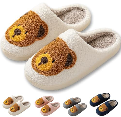 Ciabatte Pelose da Donna Uomo Invernali Interne Ciabatte Casa Morbida Autunno Inverno Memoria Schiuma Pantofole Interno Esterno