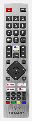Genuine SHW/RMC/0134 Compatible with Sharp Aquos TV Remote Control 40BL2KA 2020