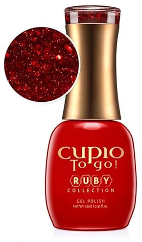 Cupio Gellack Ruby Collection Passion shellac, uv shellac, color lac, uc lac, UV Nagellack, rot,