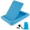 Toddler Travel Bed, Kids Portable Bed with Detachable 2 Sided Air Mattress, Electric Pump Storage Bag, Inflatable Blow Up Perfect for Boys Girls Travel Camping Sleeping (Blue)
