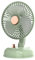 ULIJTH Ventilador de escritorio tipo C, potente y fuerte, ajuste silencioso, circulador de aire portátil, ventilador de escritorio, enchufe eléctrico USB pequeño y silencioso
