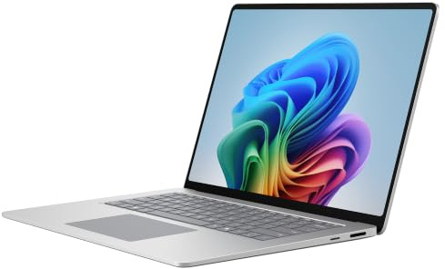 Microsoft Surface Laptop, 15 | Snapdragon X2 Elite | 16GB RAM, 1TB SSD | 15 LCD Touchscreen | Copilot+ PC | Platin | Windows 11 Home | Neuestes Modell (8. Edition)