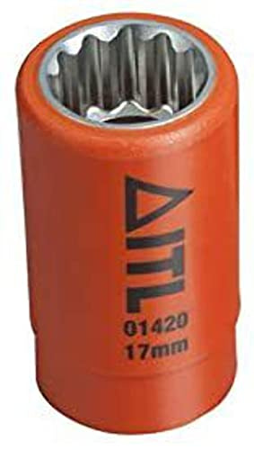 ITL Insulated Tools 1/2 Drive 19mm Insulated Socket – VDE Certified High Voltage Safety Tool