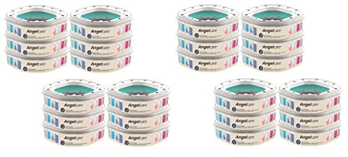 Angelcare recharges octogonales Dress Up pour Poubelle à Couches Pack au choix (Lot de 24)