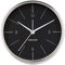 Karlsson Normann Uhr, Tischuhr, Stahl, Schwarz, One Size