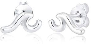Elli Ohrringe Damen Ohrstecker Wellen Trend in 925 Sterling Silber