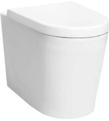 VitrA Commercial Collection - Padella a matrice con sedile e coperchio