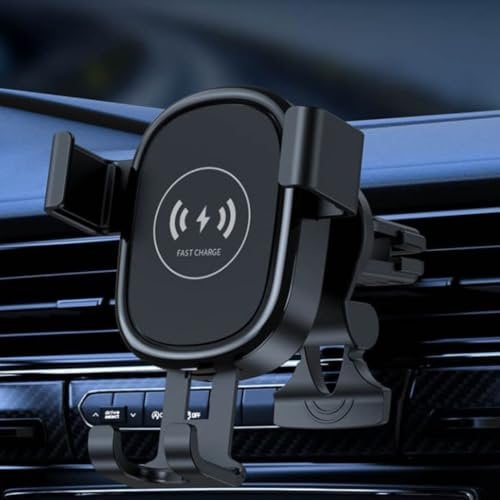 Wireless Car Charger Car Accessory, Qi Fast Wireless Car Charge Mount Air Vent Phone Holder Compatible for iPhone Samsung HTC Sony Nokia & Android Smartphones