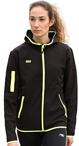42K RUNNING - Veste technique 42 k Softshell noir/jaune fluo XS, noir/jaune, XS