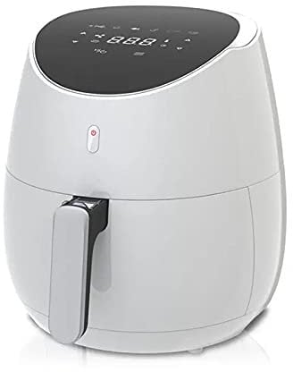 ChengBeautiful Air Fryer Air Fryer 5L / 2000W Air Fryer No Oil Frying Machine French Fries Tool (Color : White, Size : 5L)