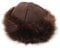 MoreChioce Damen Pelzmütze, Faux Fuchs Pelz Warm Hut Beanie Mütze Outdoor Skimütze Damen Kunstfellmütz Wildleder Vlies Pelzmütze Damen Herren Fellmütze,Dunkelbraun