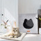 LuckySign Katzenhaus Indoor Katzenhöhle Kallax Regal Katzenkorb zum Schlafen Kallax Einsatz für Katzen mit Flauschig Katzenkissen, 33X33X37cm- Hellgrau