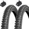 2 Reifen Kenda 16 x 1,95 + Kammern Ventil Amerika Reifen 50-305 gedämpft K 817 MTB Kinder Fahrrad Mountainbike