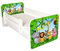 AS-TOR Kinderbett Jugendbett Igor 80x160cm mit Matratze und Abnehmbarem Geländer - Bett Schlafzimmer Kindermöbel Kinderbetten für Mädchen Junge, Massivholz, Solide Sicher, Urwald