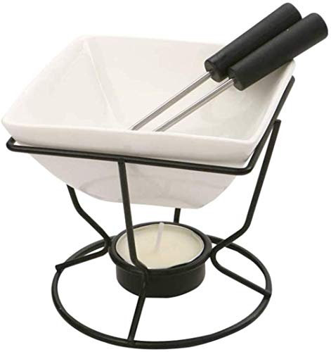 Pot à Fondue en céramique ensemble four de fusion au chocolat Zen cuisine fondue pot fondue au fromage pour la maison bricolage chocolat fromage Dessert cuisson outil fournitures